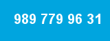 989 779 96 31 989 779 96 31